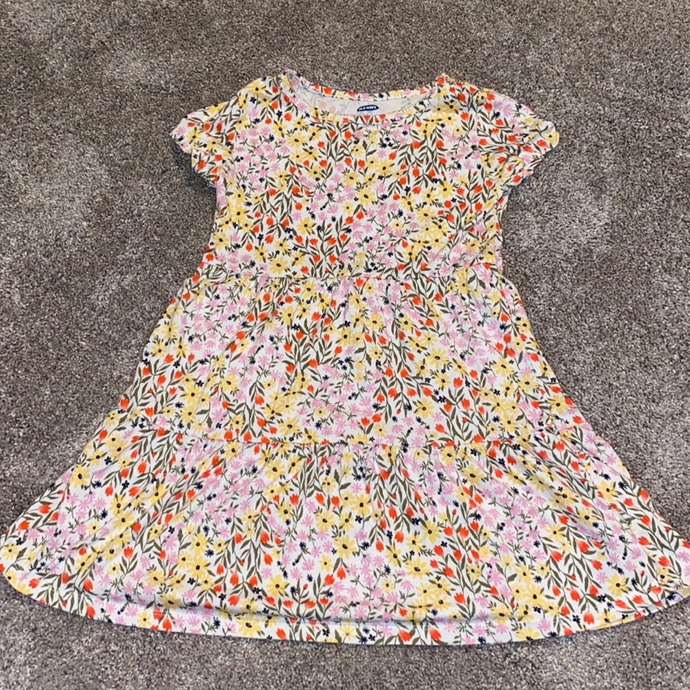 Floral tiered dress
